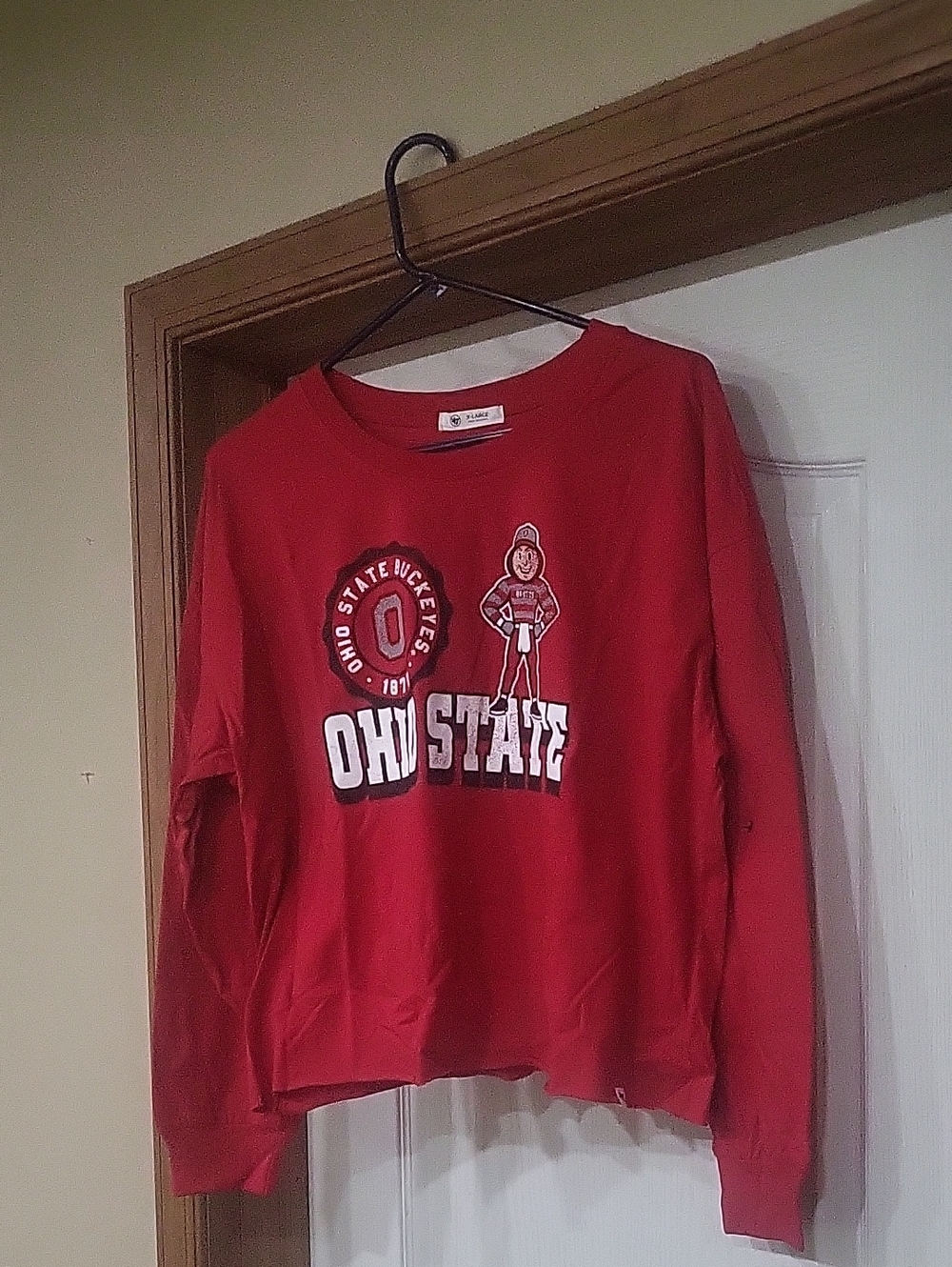 Ohio State Red Crewneck Sweatshirt